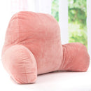 50x35x20cm Breathable Pink Plush Car Back Pillow Interior Accessories for Car Seat Office Chair