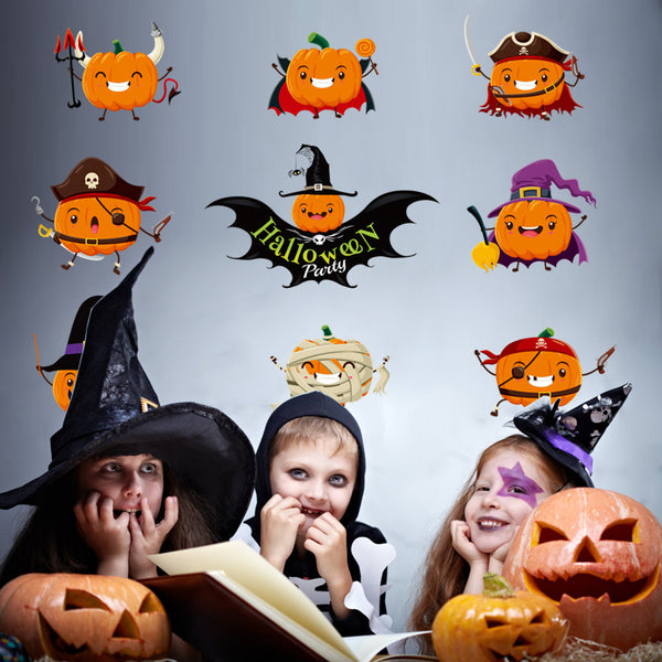 Miico SK6073 Be Happy Halloween Wall Sticker Cartoon Sticker Toy Sticker For Kids Room Decoration