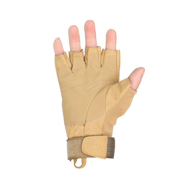 ESDY  Men Half Finger Army Military Tactical Lifting Soft Gloves Outdoor Sports Gym