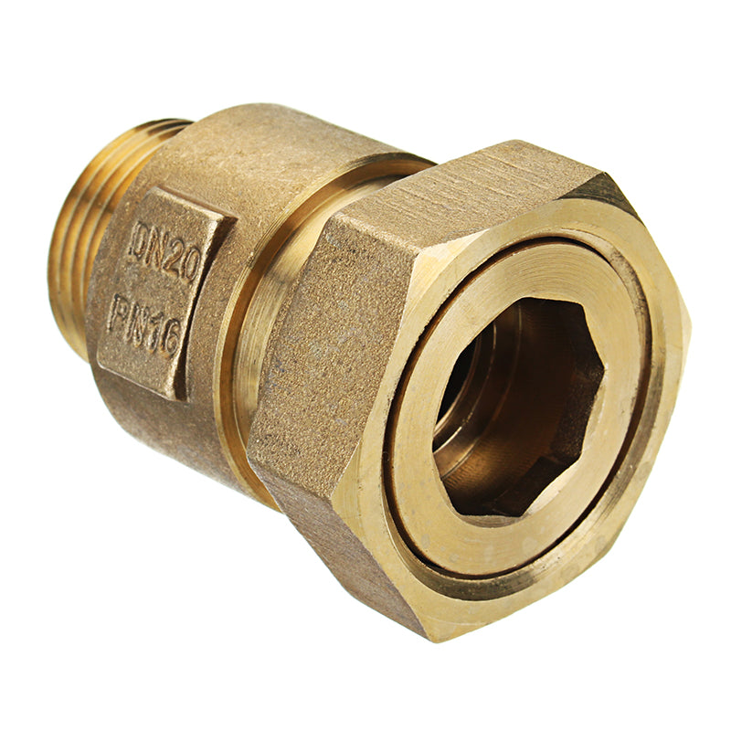 TMOK TK402 Brass Water Meter Check Valve Straight Telescopic Special Watermeter Check Valve Switch