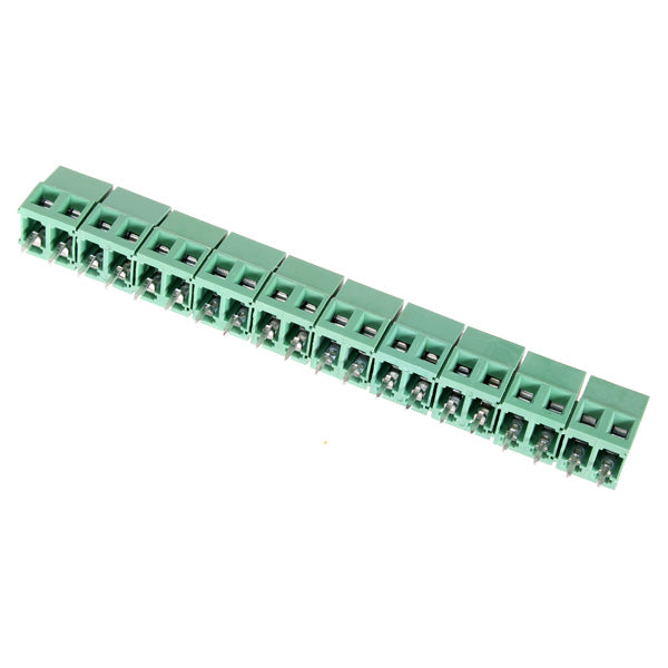 Excellway DR22 10pcs 5.0mm 2/3 Pin PCB Screw Terminal Block Connectors