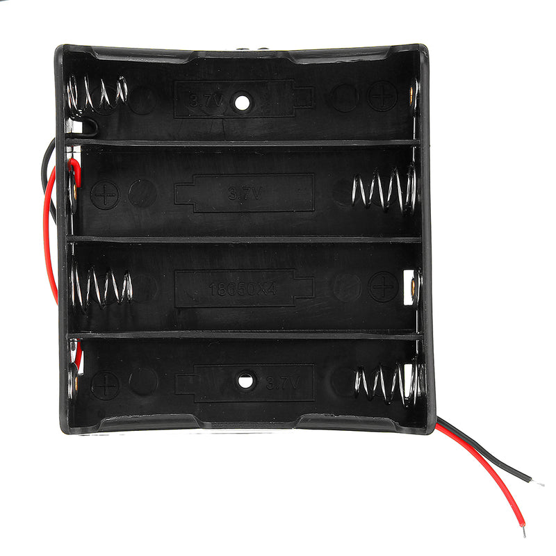 Plastic Battery Storage Case Box Holder For 4 x 18650 Battery