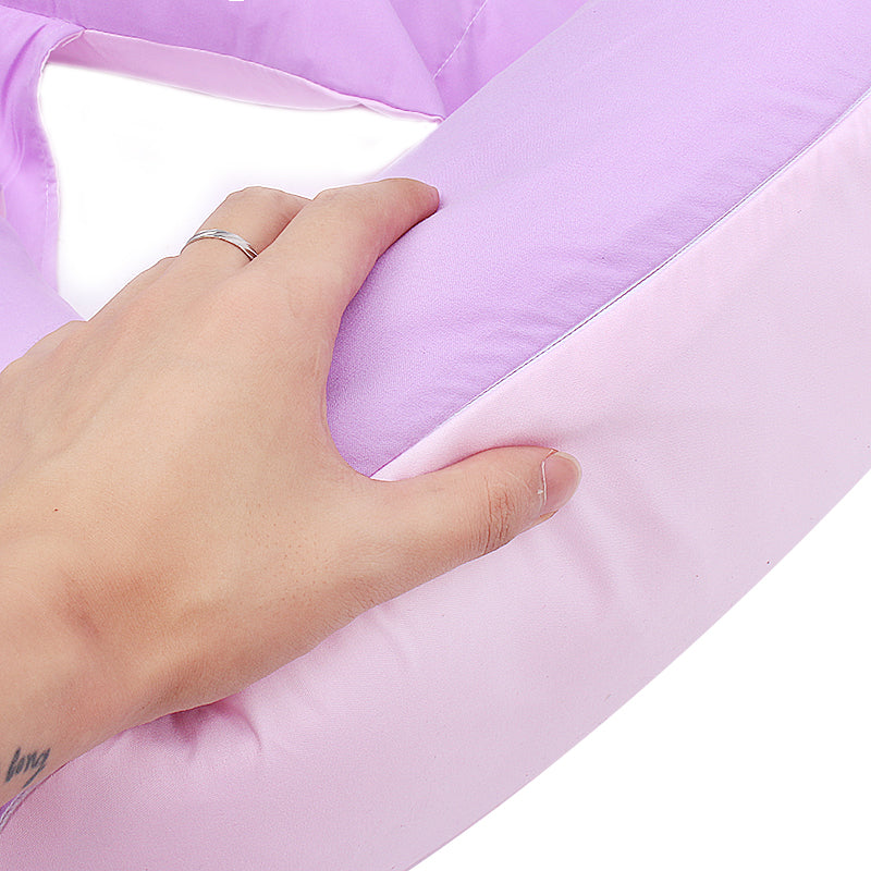 Pregnancy Pillow Maternity Belly Contoured Body U Shape Extra Pregnant Purple Pillow
