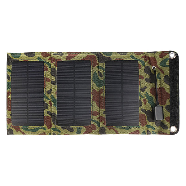 7.5W 5.5V Waterproof Portable Foldable Solar Panel Charger with USB Port