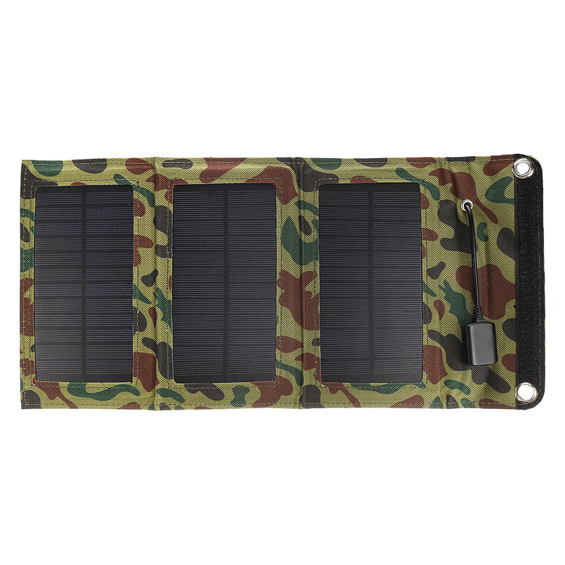7.5W 5.5V Waterproof Portable Foldable Solar Panel Charger with USB Port