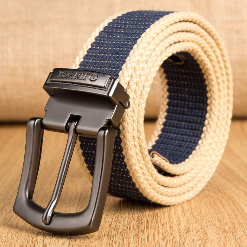 JINWEI ZK15 140cm 3.8cm Cutable Adjustable Tactical Belt Durable Canvas Casual Belt