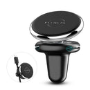 FLOVEME Cable Clip Car Air Vent Magnetic Phone Holder Aluminium Alloy Mount Stand for iPhone XS