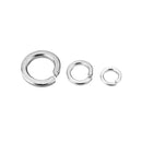 10Pcs M2/M2.5/M3/4 304 Stainless Steel Spring Washer Split Lock Washers