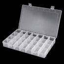 28 Grid Adjustable Electronic Components Project Storage Assortment Box Bead Organizer Jewelry Box Plastic Storage Case