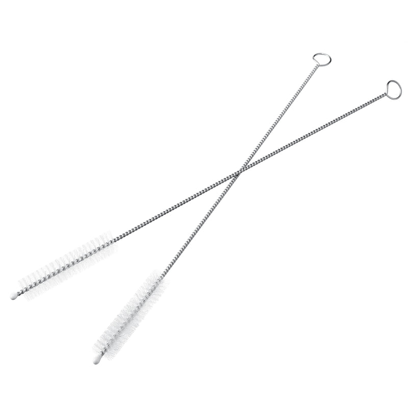 7PCS Premium Stainless Steel Metal Drinking Straw Reusable Straws Set With Cleaner Brushes