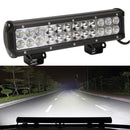 72W 5760LM LED Work Light Bar Spot Flood Beam Lamp For Jeep Off Road SUV Truck Boat