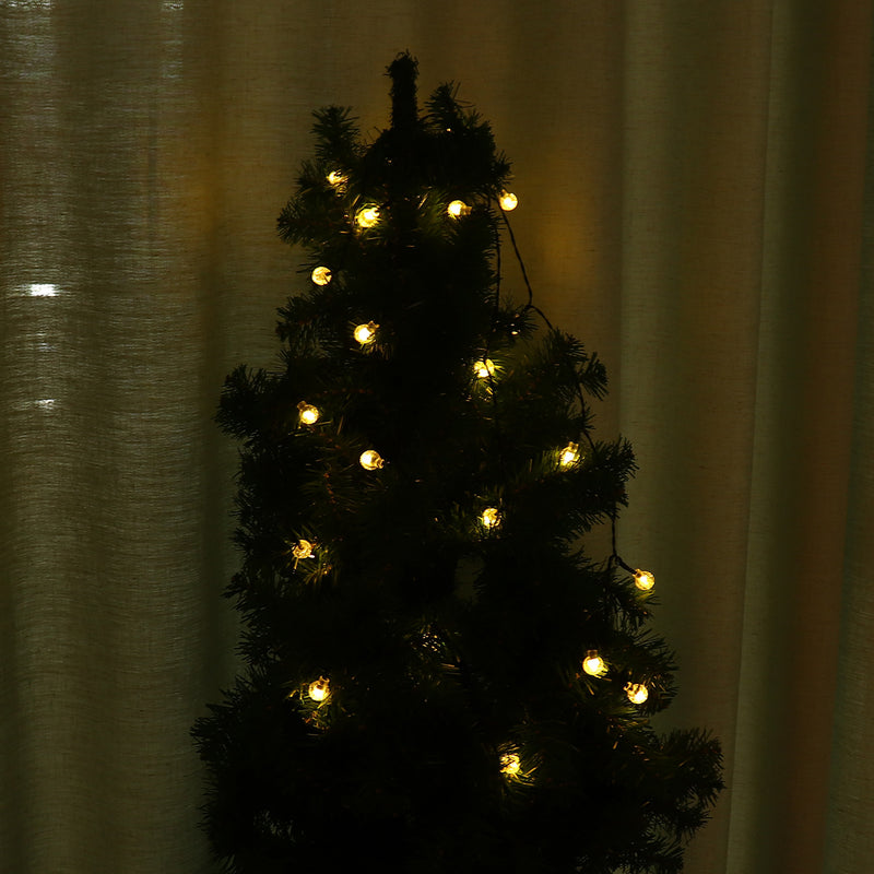 Outdoor Solar Powered 6.5M 30 LED Bulb String Light Garden Holiday Christmas Wedding lamp