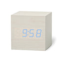 Bakeey LED Digital Retro Glow Alarm Clock Voice Control Snooze Function Desktop Clock For Smart Home