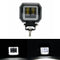 3inch  12/24V 6500K 20W Square LED Work Light With White Angel Eyes Lights Spot Fog light For Car Boat Motorcycle