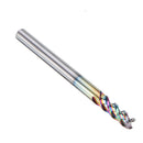 Drillpro 3-10mm DLC Colorful End Mill For Aircraft Aluminum Upgrade Milling Cutter CNC Machine Tool