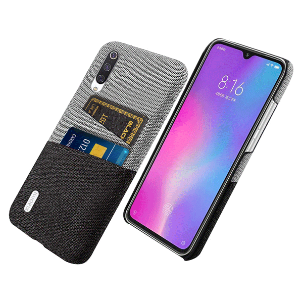 For Xiaomi Mi9 Mi 9 Lite / Xiaomi Mi CC9 Case Bakeey Luxury Multicolor with Double Card Slots Shockproof Cloth Protective Case