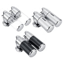 Wall Mount Bathroom Sanitizer Soap Dispenser Shower Round Shampoo Bottle