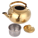 Stainless Steel Tea Pot Kettle Removable Infuser Filter Tea Pot 14/16/18/20cm