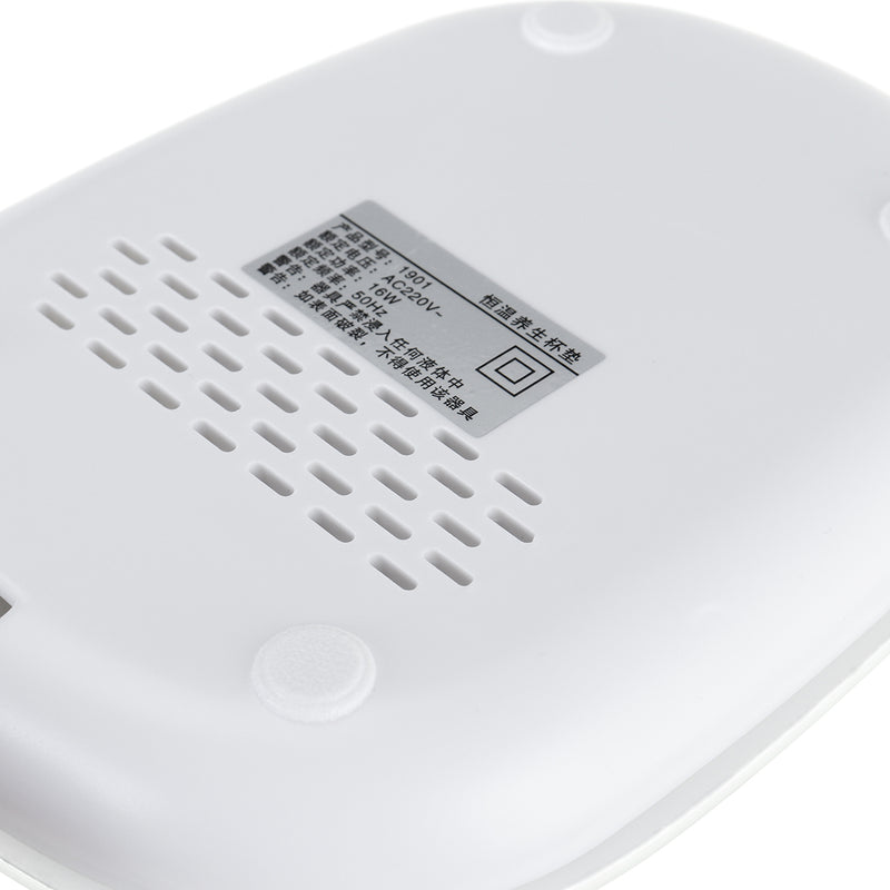 220V 55C Electric Heating Thermostat Cup Warmer Pad Automatic Waterproof Coffee Mug Heating Mat Hot Coffee Plate Accessories for Tea Cocoa Milk Drinks