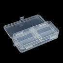 Multifunctional Transparent Plastic Fishing Tackle Box Fishing Lure Hooks Storage Box
