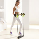 KALOAD Muscle Exercise Equipment Home Fitness Equipment Double Wheel Abdominal Wheel Roller