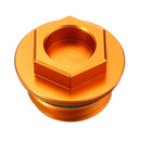 Oiling Plug Scerw Cap CNC Stainless Steel Orange For KTM 125-530 SX/SX-F/EXC/EXC-F