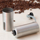 Silver Coffee Grinder Mini Stainless Steel Manual Handmade Coffee Bean Burr Grinders Kitchen Tool