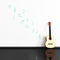 Honana DX-164 12Pcs Fluorescent Glow Musical Note Wall Sticker Home Bedroom Decor