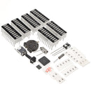 Dual Channels 30 Segments Volume UV Table Remote Control DIY Electronic Clock Music Spectrum Kit