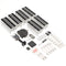 Dual Channels 30 Segments Volume UV Table Remote Control DIY Electronic Clock Music Spectrum Kit