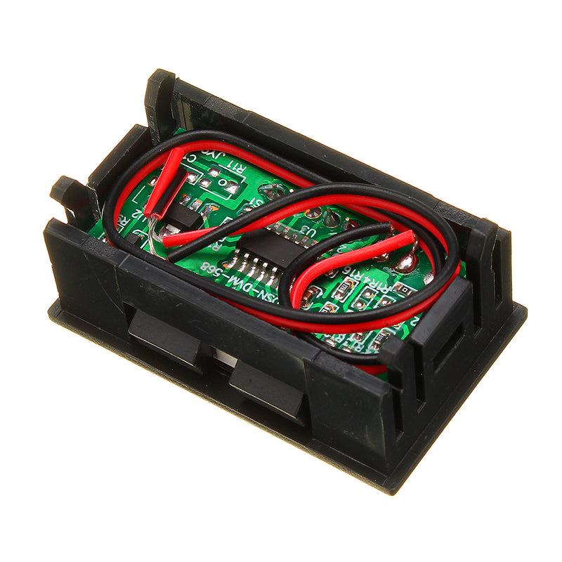 10pcs Green 0.56 Inch Mini Digital Voltmeter DC 4.5V To 30V Digital Voltmeter Voltage Panel Meter For 6V 12V 24V Electromobile Motorcycle Car
