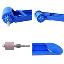 Drillpro Portable Drill Bit Sharpener 2-12.5mm Corundum Grinding Wheel Powered Tool for Drill Polishing
