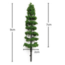 20pcs 1:100 Fir Trees Model Train Road Green Street Park Garden Scenery HO OO N