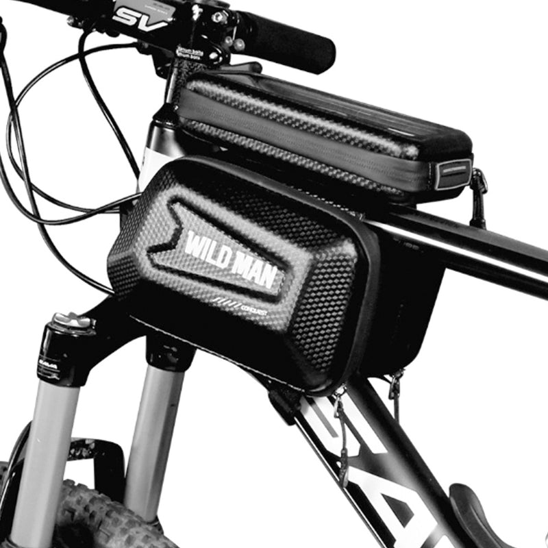 Large Capacity Waterproof Phone GPS Bike Bag Frame Tail Rear Tube Tube Cycling Motorcycle