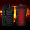 USB Heated Waistcoat Men Women Coats Thermal Winter Fishing Tactical Outdoor Heating Jacket