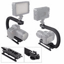 PULUZ PU3005 C-shaped Video Handle DV Bracket Steadicam Stabilizer for DSLR DV Camera