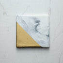 Gold marble Coaster Cup Mat Placemat Pad Holder 3 Styles Round Square Octagon