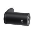 Bathroom Round Wall Robe Hook Door Single Hanger Bracket Towel Rack Black