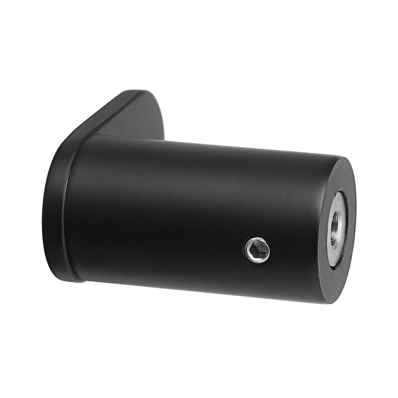 Bathroom Round Wall Robe Hook Door Single Hanger Bracket Towel Rack Black