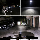 XANES SFL02 600LM T6 Smart Induction Bicycle Light IPX4 USB Rechargeable 80 Large Flood Light
