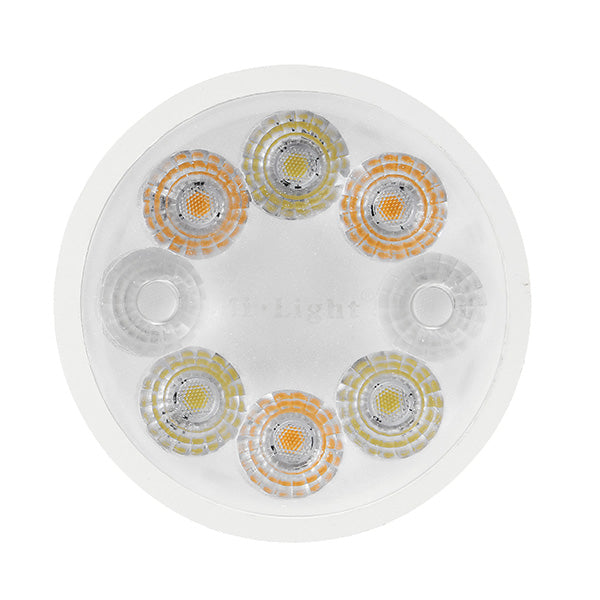 Dimmable GU10 4W Mi Light 2.4G Wireless RGBCCT LED Spotlight Lamp Bulb AC86-265V