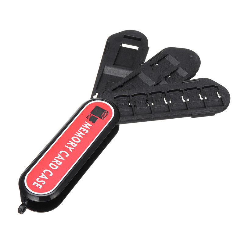 Universal Portable Large Capacity Memory Card TF Card SIM Card Collection Case Storage Box