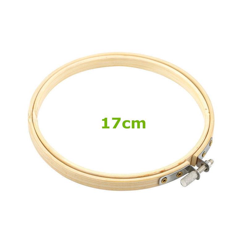 Practical 13-26cm Cross Stitch Machine Bamboo Frame Embroidery Hoop Ring Round Hand DIY Needlecraft