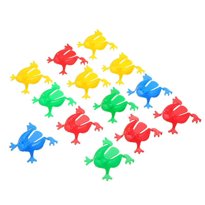 13PCS Kids Toys Jumping Game Bouncing Frog Hopper Party Favor Birthday Education