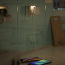 3pcs BlitzWolf BW-LT14 Plug-in Smart Light Sensor LED Night Light with Dual USB Charging Socket