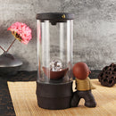 LED Ceramic Changing Banckflow Home Incense Burner Holder Crystal Ball Censer