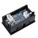 DC 0-300V 500A Voltage Current Panel Meter Digital Blue Red Dual LED Voltmeter Ammeter With 500A/75mV Shunt