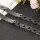 Spanish Bible Lord's Prayer Bracelet Corrosion Cross Stainless Steel Men's Bracelet