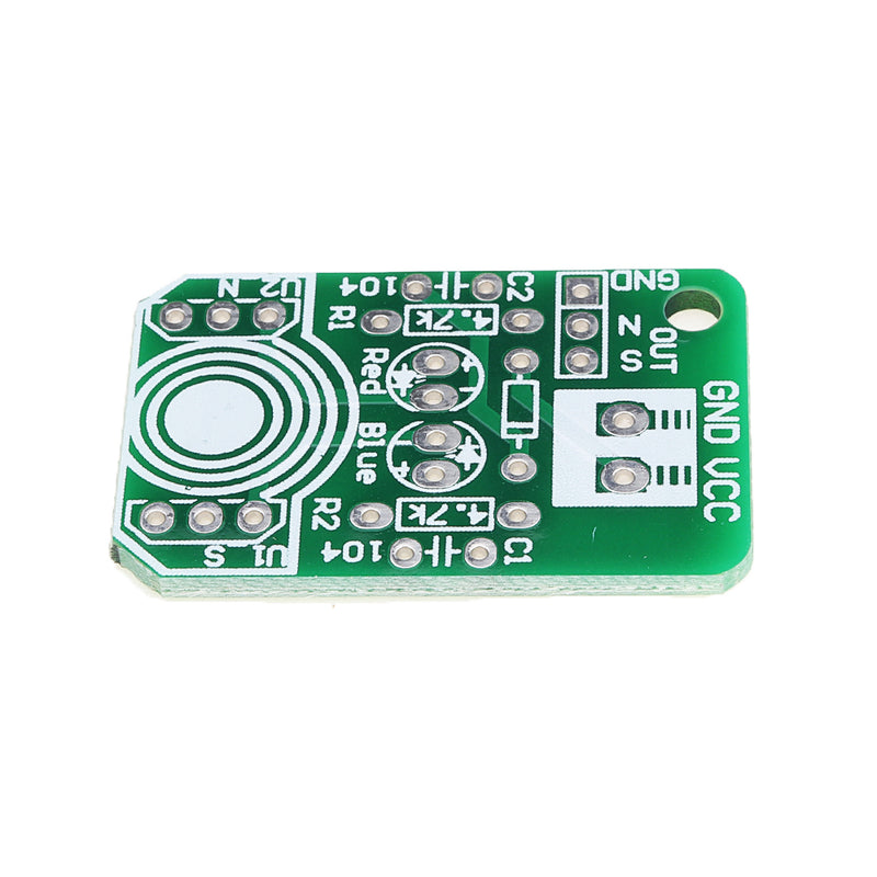 Hall Magnetic Induction Sensor Magnetic Detection Magnetic Pole Resolver North and South Pole Detection Module DIY Kit