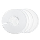 20 Pcs Hangrail Round Size Cloth Hanger Divider Rack Label Accessories Round with Marker